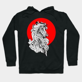 Maori Afghan Hound. Hoodie